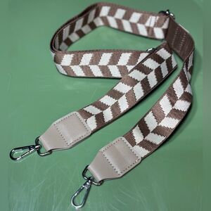50’ New Adjustable Brown Chevron Crossbody Purse Strap